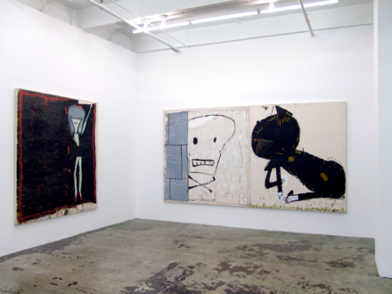 Rose Wylie – What with What - Installation view, east and south wall.