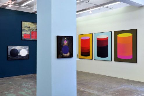 Beautiful Numbers (verdana) - Installation view, north and west walls.