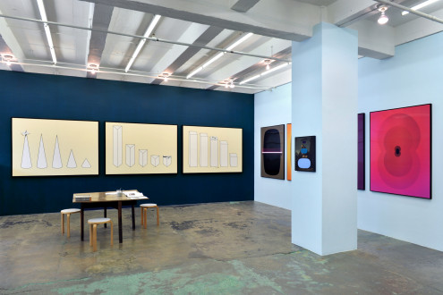 Beautiful Numbers - Installation view, east and south walls. 