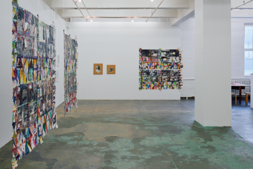 Works on Paper 2003 – Present - Installation view, west and north walls.