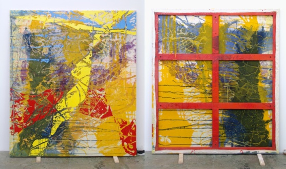 Dona Nelson – Double sided paintings - <i data-eio=