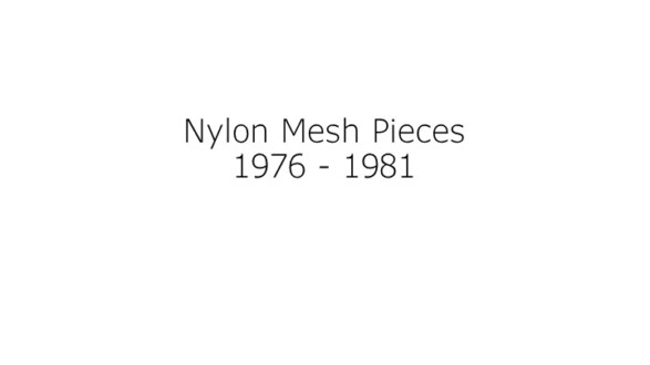 Nylon Mesh - Thomas Erben Gallery