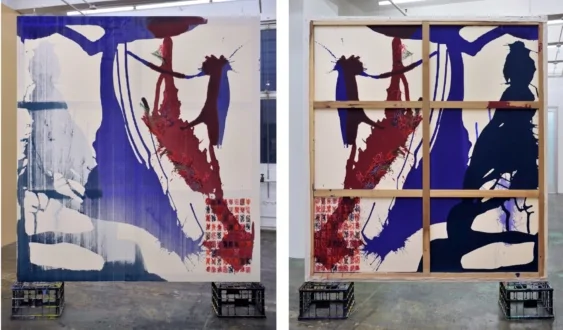 Thomas Erben Gallery | Dona Nelson – Double sided paintings