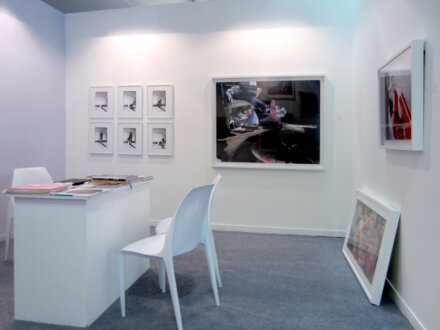 India Art Fair, New Delhi 2012 – Faiza But, Nadia Khawaja, PAT, Yamini Nayar, Shanna Waddell - Installation view from: 