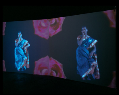 Tejal Shah – What are You? - Installation view from What are You? Installation with two channel video; color, sound. 11 min.