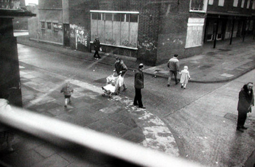 Tom Wood – The Bus Project - Kirkby, 1986. B/W print, 11 x 17 in, edition of 6 (+1 AP).