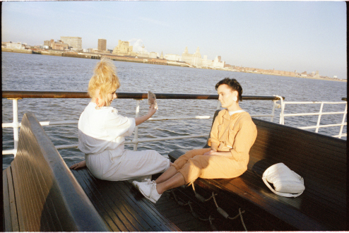 Tom Wood – Men and Women - Mirror Mersey, 1989. C-print, edition of 7 (+2 AP).