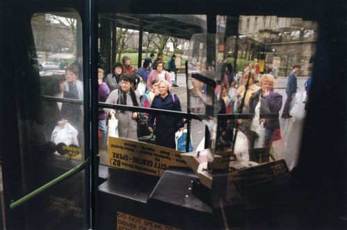 Tom Wood – The Bus Project - Hood Street Gyratory - City Centre, 1993. C-print, 12 x 18.5 in, edition of 6 (+1 AP).