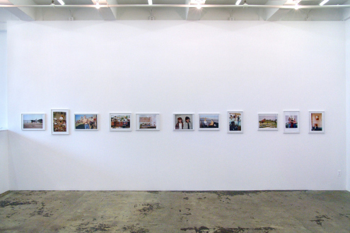 Tom Wood – Men and Women - Installation view, east wall.