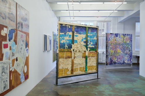 Installation view, from entrance. 