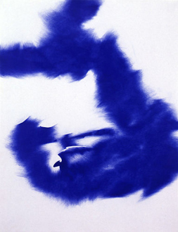 Andrej Monastyrskij, Dona Nelson, Vargas-Suarez Universal, Tom Wood - Vargas-Suarez Universal Blue Holes in the Mega-Island, 1996/2000. Ballpointpen on found paper, 22 x 17 in.