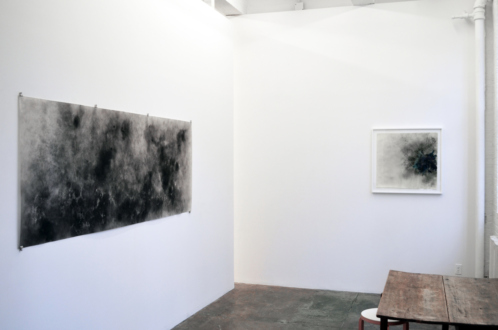 Aiditi Singh – All that is left behind - Installation view, back wall. 