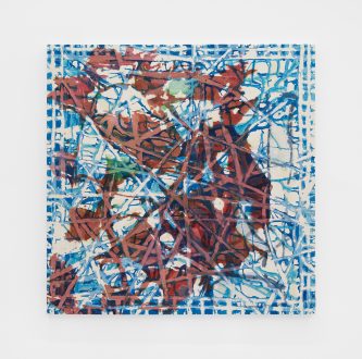 The Individualism of Dona Nelson - Tuscan Red, 2025
Acrylic paint and acrylic mediums on canvas 60 × 60 inches (152.40 × 152.40 cm)
