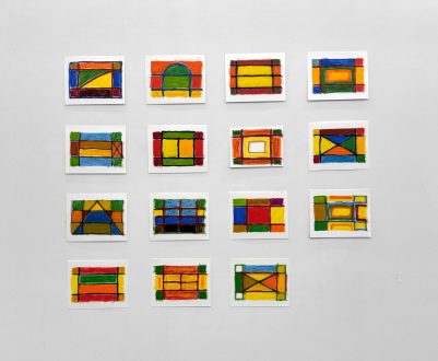 Harriet Korman: Housing Development / New Paintings and Drawings - All works: <i data-eio=