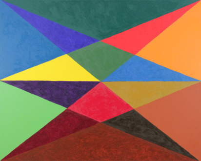 <i>Convergence</i>, 2011. Oil on canvas, 48 x 60 in.