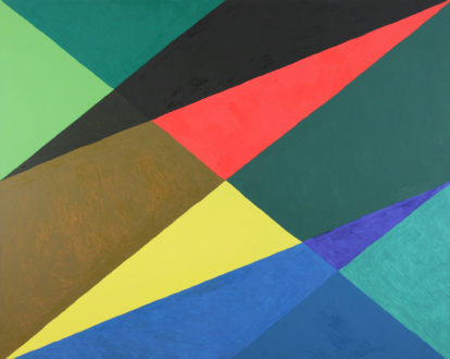 <i>Division</i>, 2010. Oil on canvas, 48 x 60 in.