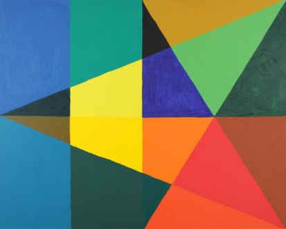 New Paintings (2012) - <i>Expand</i>, 2010. Oil on canvas, 48 x 60 in.