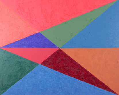 <i>Point</i>, 2012. Oil on canvas, 48 x 60 in.