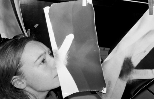 <i>Untitled</i>, 2024. Unique silver gelatin print, 8 x 10 in.