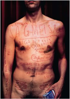 Stefan Sagmeister
<i>AIGA Detroit</i>, 1999.
Posters on matte heavyweight paper, 33 x 47 in., edition 9 (+3 AP)
