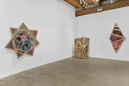 Mike Cloud: “Circle Chat” at Corbett vs. Dempsey - Installation view of Mike Cloud, Circle Chat, March 7 - April 26, 2025. Photo by Bob.