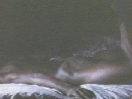 The Hair or The Man (c.1994) and Blink (2001):Two video projections - Still from <i data-eio=